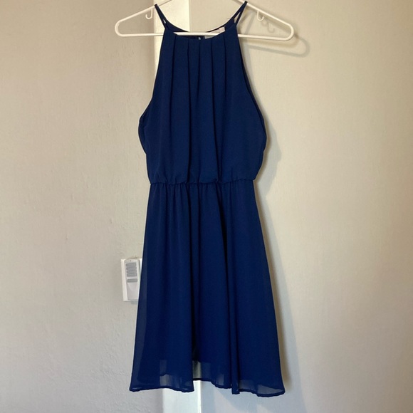 Navy Bridesmaid Dress - Picture 1 of 2